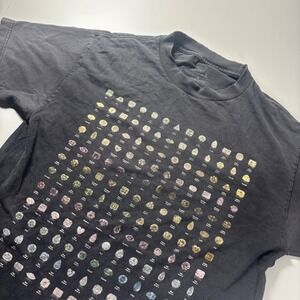 USA Made Diamond Supply Co. T-Shirt Gray Gems Graphic Print Short‎ Sleeve Mens M